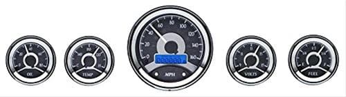 Dakota Digital Dakota Digital VHX Series Universal Round Analog Gauge Kits VHX-1050-K-B Autofit