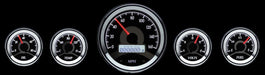 Dakota Digital Dakota Digital VHX Series Universal Round Analog Gauge Kits VHX-1050-K-W Autofit