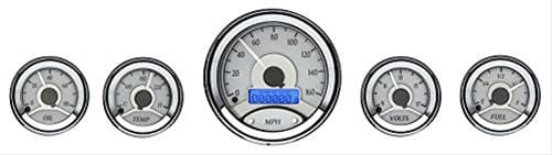 Dakota Digital Dakota Digital VHX Series Universal Round Analog Gauge Kits VHX-1050-S-B Autofit