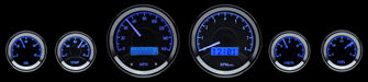 Dakota Digital Dakota Digital VHX Series Universal Round Analog Gauge Kits VHX-1060-S-B Autofit