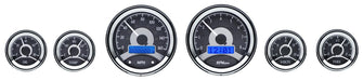 Dakota Digital Dakota Digital VHX Series Universal Round Analog Gauge Kits VHX-1060-S-B Autofit