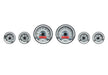 Dakota Digital Dakota Digital VHX Series Universal Round Analog Gauge Kits VHX-1060-S-R Autofit