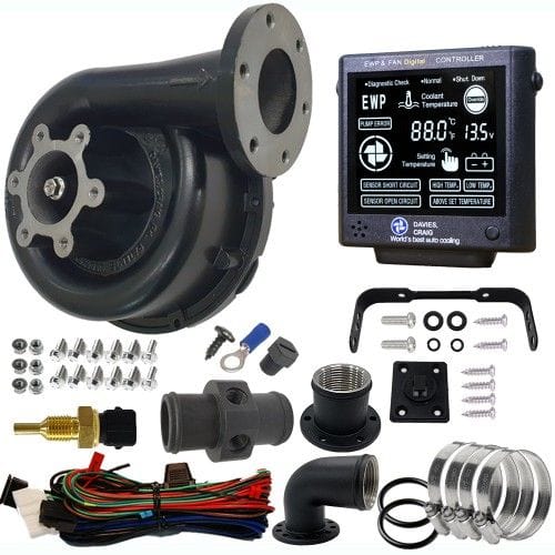 Davies Craig Davies Craig Davies Craig EWP140 Remote Electric Water Pump & Controller Combo Kit, Black (DC8980) Autofit