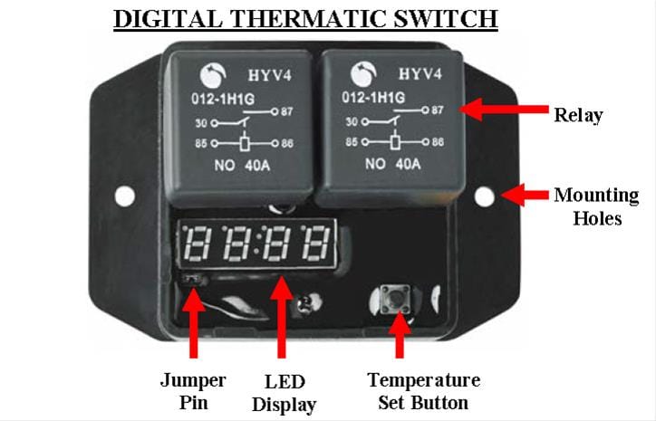 Davies Craig Davies Craig Digital Thermatic Fan Switch Kits DC-0444 Autofit