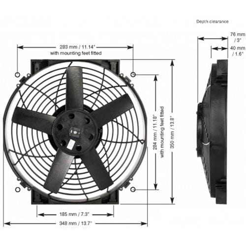 Davies Craig Davies Craig Thermatic Electric Fans DC-0165 Autofit
