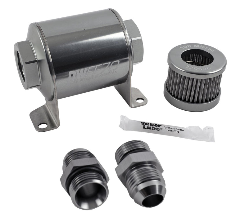 DeatschWerks DeatschWerks Inline Fuel Filters 8-03-070-100K-10 Autofit