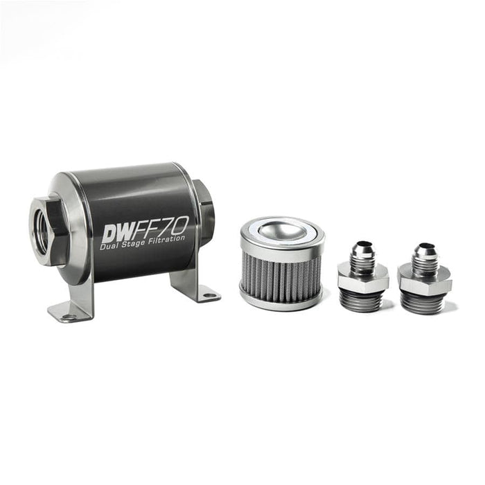DeatschWerks DeatschWerks Inline Fuel Filters 8-03-070-100K-6 Autofit