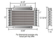Derale Cooling Products Derale 9000 Series Fin and Plate Transmission Coolers 13615 Autofit