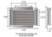 Derale Cooling Products Derale 9000 Series Fin and Plate Transmission Coolers 33603 Autofit