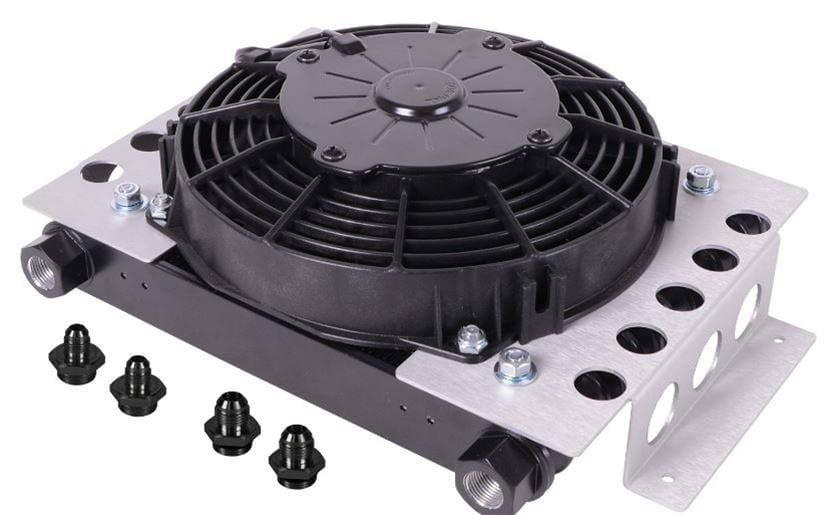 Derale Cooling Products Derale Atomic-Cool Remote Fan-Mounted Oil Coolers 13754 Autofit