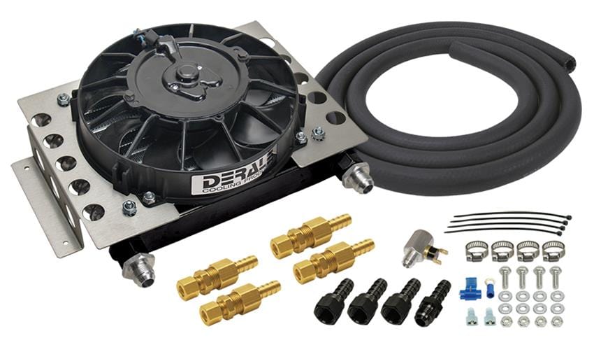 Derale Cooling Products Derale Atomic-Cool Remote Fan-Mounted Oil Coolers 15950 Autofit
