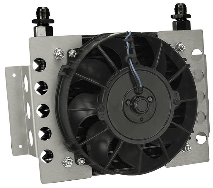 Derale Cooling Products Derale Atomic-Cool Remote Fan-Mounted Oil Coolers 15950 Autofit