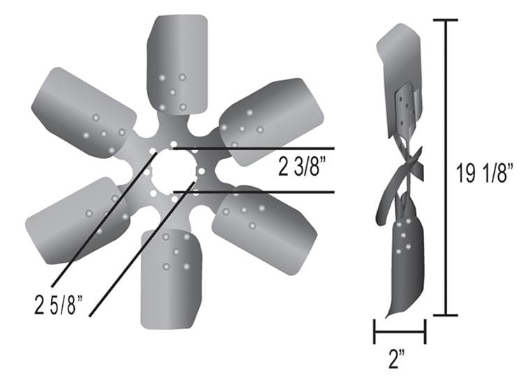 Derale Cooling Products Derale Clutch Fans 17119 Autofit