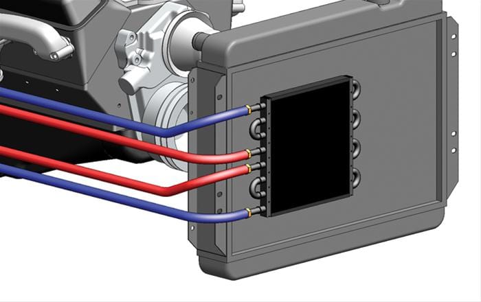 Derale Cooling Products Derale Dual Circuit Fluid Coolers 15321 Autofit