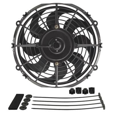 Derale Cooling Products Derale Dyno-Cool Curved Blade Fans 18910 Autofit