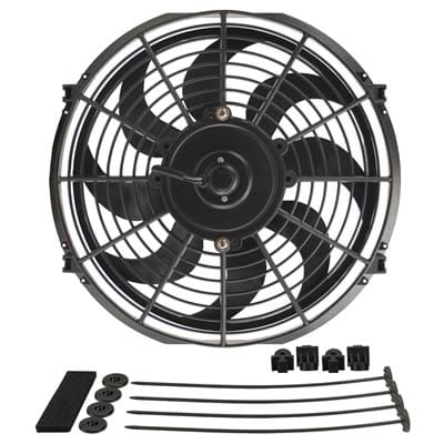 Derale Cooling Products Derale Dyno-Cool Curved Blade Fans 18912 Autofit