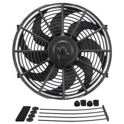 Derale Cooling Products Derale Dyno-Cool Curved Blade Fans 18914 Autofit