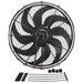 Derale Cooling Products Derale Dyno-Cool Curved Blade Fans 18916 Autofit
