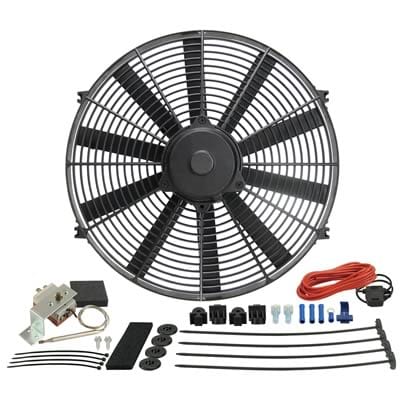 Derale Cooling Products Derale Dyno-Cool Straight Blade Fans 16316 Autofit