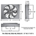 Derale Cooling Products Derale Electric Fan Brushless Powerpacks 67923-215 Autofit