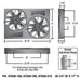Derale Cooling Products Derale Electric Fan Brushless Powerpacks 67938-215 Autofit