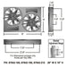 Derale Cooling Products Derale Electric Fan Brushless Powerpacks 67942-185 Autofit