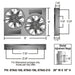 Derale Cooling Products Derale Electric Fan Brushless Powerpacks 67942-215 Autofit