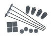Derale Cooling Products Derale Electric Fan Mounting Brackets 16744 Autofit
