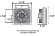 Derale Cooling Products Derale Hi-Flow Racing Remote Fluid Coolers 65860 Autofit