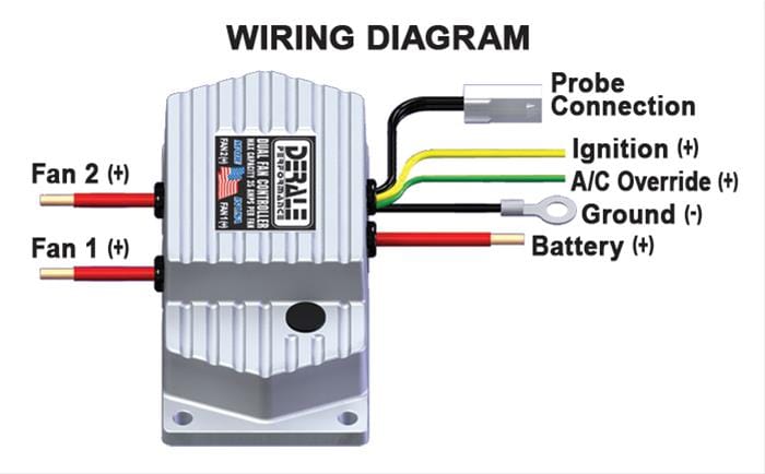 Derale Cooling Products Derale High-Amperage Adjustable Fan Controllers 16778 Autofit