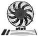 Derale Cooling Products Derale High-Output Curved Blade Fans 16110 Autofit