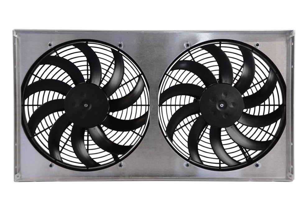 Derale Cooling Products Derale High-Output Dual RAD Fan and Shroud Kits 16850 Autofit