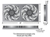 Derale Cooling Products Derale High-Output Dual RAD Fan and Shroud Kits 16850 Autofit