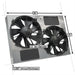 Derale Cooling Products Derale High-Output Dual RAD Fan and Shroud Kits 16927 Autofit