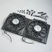 Derale Cooling Products Derale High-Output Dual RAD Fan and Shroud Kits 16928 Autofit