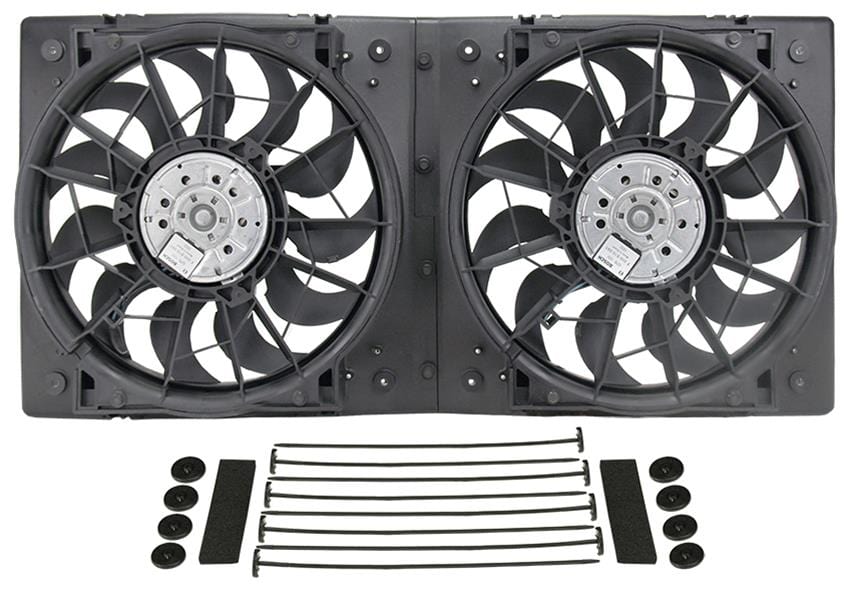 Derale Cooling Products Derale High-Output Dual RAD Fan and Shroud Kits 16928 Autofit