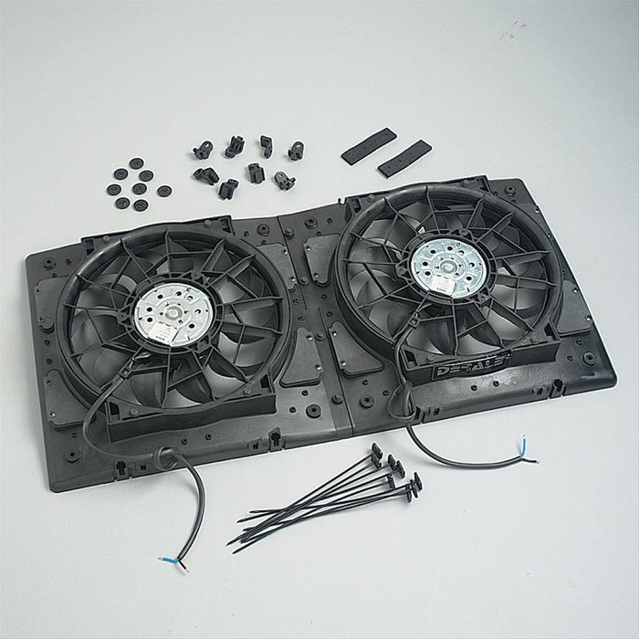 Derale Cooling Products Derale High-Output Dual RAD Fan and Shroud Kits 16934 Autofit
