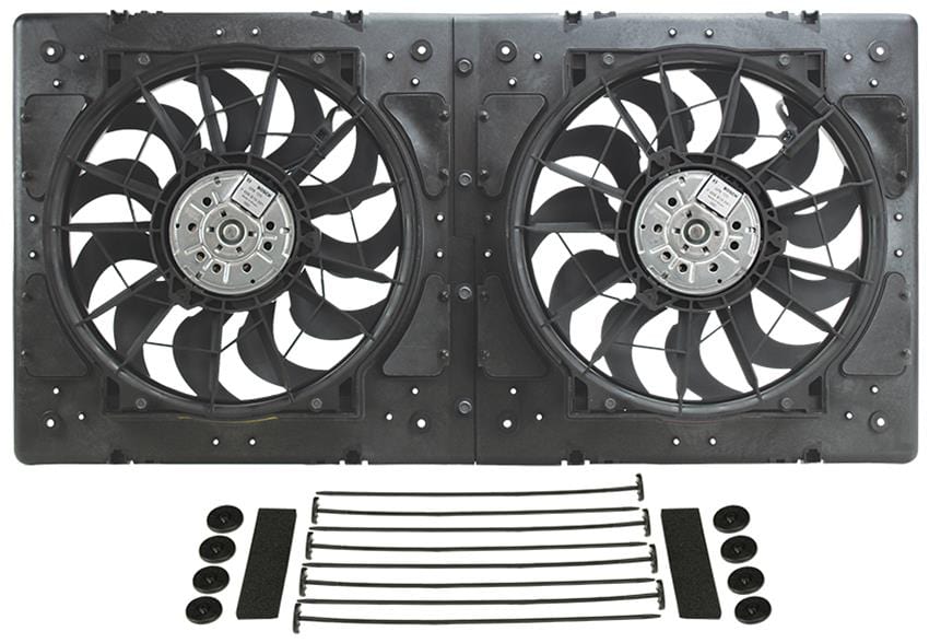 Derale Cooling Products Derale High-Output Dual RAD Fan and Shroud Kits 16934 Autofit