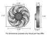 Derale Cooling Products Derale High-Output Paddle Blade Fans 16119 Autofit