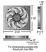 Derale Cooling Products Derale High-Output RAD Fan and Shroud Powerpacks 66822 Autofit