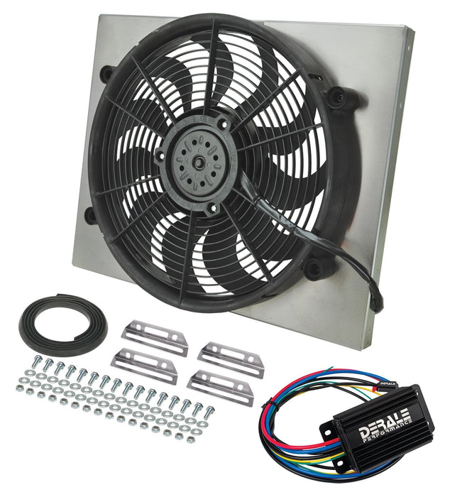 Derale Cooling Products Derale High-Output RAD Fan and Shroud Powerpacks 66823 Autofit