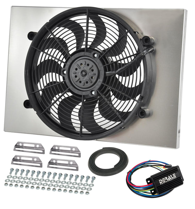 Derale Cooling Products Derale High-Output RAD Fan and Shroud Powerpacks 66828 Autofit