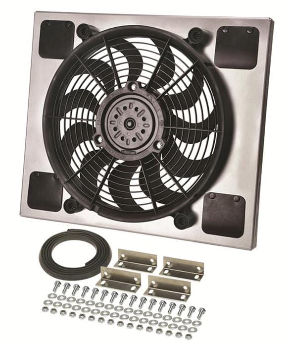 Derale Cooling Products Derale High-Output Single RAD Fan and Shroud Kits 16817 Autofit