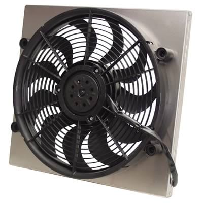 Derale Cooling Products Derale High-Output Single RAD Fan and Shroud Kits 16819 Autofit
