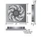 Derale Cooling Products Derale High-Output Single RAD Fan and Shroud Kits 16823 Autofit