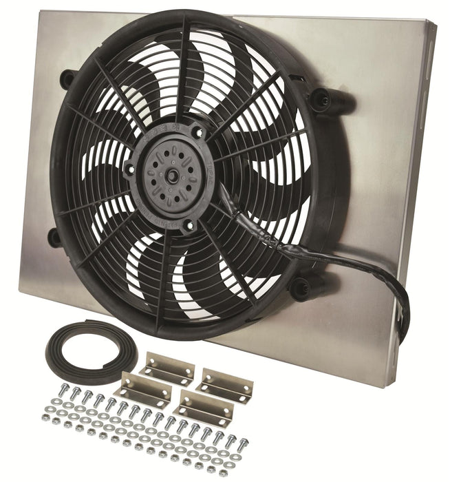 Derale Cooling Products Derale High-Output Single RAD Fan and Shroud Kits 16828 Autofit