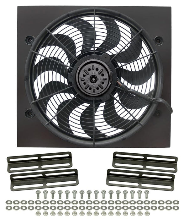 Derale Cooling Products Derale High-Output Single RAD Fan and Shroud Kits 16919 Autofit