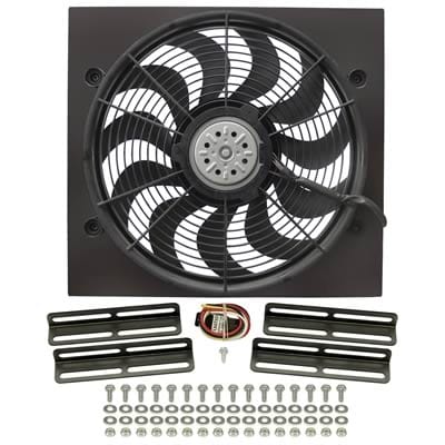 Derale Cooling Products Derale High-Output Single RAD Fan and Shroud Kits 16919 Autofit