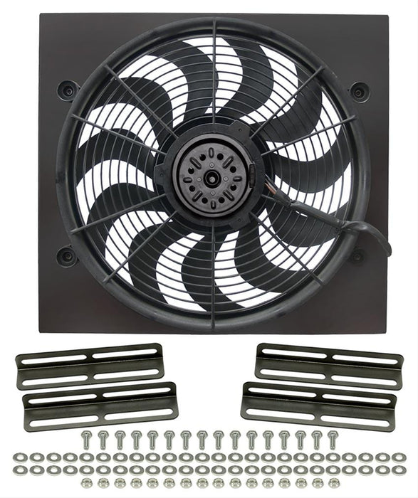 Derale Cooling Products Derale High-Output Single RAD Fan and Shroud Kits 16919 Autofit