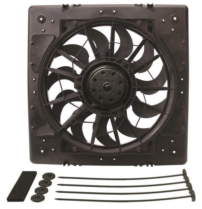 Derale Cooling Products Derale High-Output Single RAD Fan and Shroud Kits 16926 Autofit